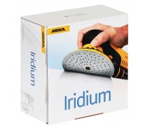 Mirka Iridium 125mm multi-hole sanding discs - P80